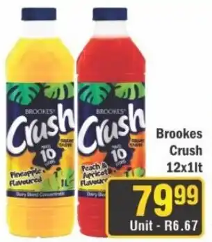 J&E Cash and Carry Brookes Crush offer