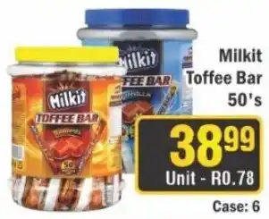 J&E Cash and Carry Milkit Toffee Bar offer