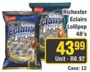 J&E Cash and Carry Richester Eclairs Lollipop offer