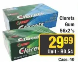 J&E Cash and Carry Clorets Gum offer