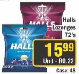 J&E Cash and Carry Halls Lozenges offer