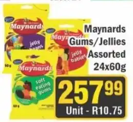 J&E Cash and Carry Maynards Gums/Jellies Assorted offer