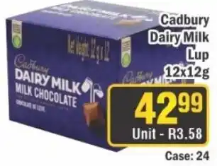 J&E Cash and Carry Cadbury Dairy Milk Lup offer