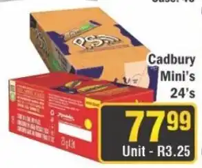 J&E Cash and Carry Cadbury Mini's offer