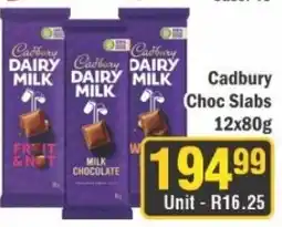 J&E Cash and Carry Cadbury Dairy Milk Choc Slabs offer