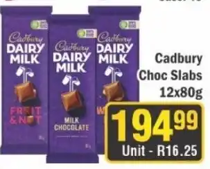 J&E Cash and Carry Cadbury Dairy Milk Choc Slabs offer