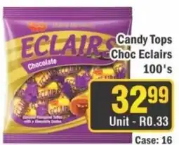 J&E Cash and Carry Candy Tops Eclairs Chocolate offer