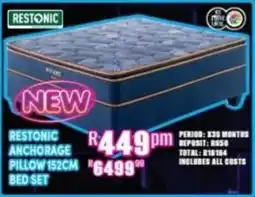 Best Home And Electric Restonic Anchorage Pillow Bed Set offer