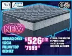 Best Home And Electric Buraaq Onyx Pillow Top Bed Set offer