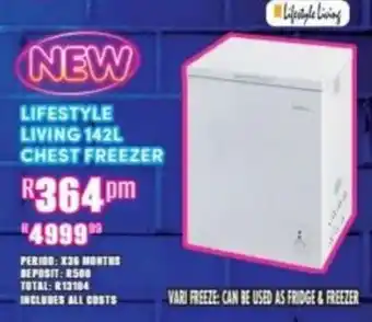 Best Home And Electric Lifestyle Living 142L Chest Freezer offer