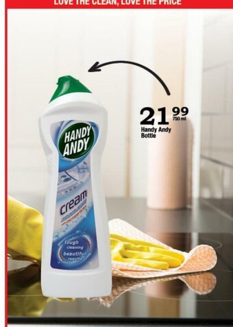 Oxford Freshmarket Handy Andy Bottle 750ml offer