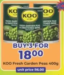 M.A Powertrade KOO Fresh Garden Peas offer