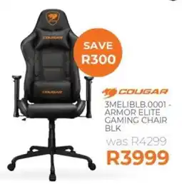 Kloppers COUGAR ARMOR ELITE GAMING CHAIR BLK offer
