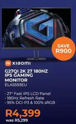 Kloppers Xiaomi G27QI 2K 27 180HZ IPS Gaming Monitor offer