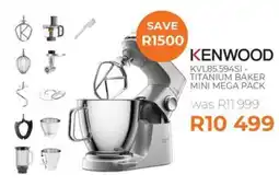 Kloppers KENWOOD TITANIUM BAKER MINI MEGA PACK offer