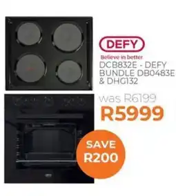 Kloppers DEFY DCB832E - DEFY BUNDLE DB0483E & DHG132 offer
