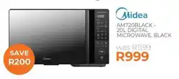 Kloppers Midea 20L Digital Microwave, Black offer