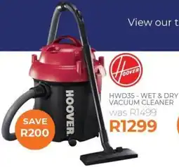 Kloppers Hoover HWD35 - Wet & Dry Vacuum Cleaner offer