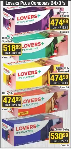 J&E Cash and Carry Lovers Plus Condoms offer
