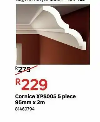 Cornice xps005 5piece 95mm x 2m