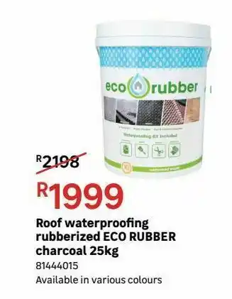 Leroy Merlin Roof waterproofing rubberized eco rubber charcoal 25kg offer