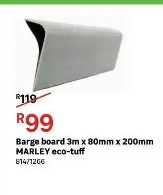 Leroy Merlin Barge boards 3m x 80mm x 200mm marley eco-tuff offer