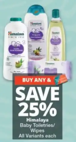 Checkers Himalaya Baby Toiletries/Wipes offer