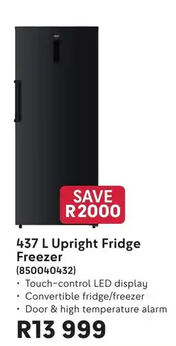 Makro AEG 437 L Upright Fridge Freezer offer