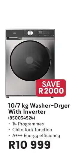 Makro AEG 10/7 kg Washer-Dryer With Inverter offer