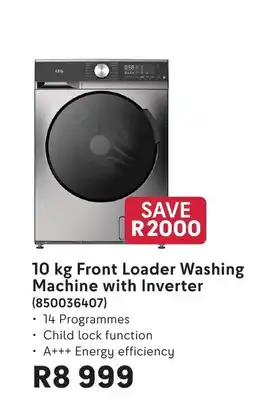 Makro 10 kg Front Loader Washing Machine with Inverter offer