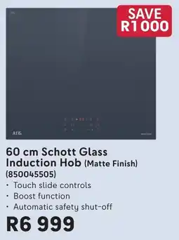 Makro AEG 60 cm Schott Glass Induction Hob (Matte Finish) offer
