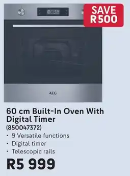 Makro 60 cm Built-In Oven With Digital Timer offer