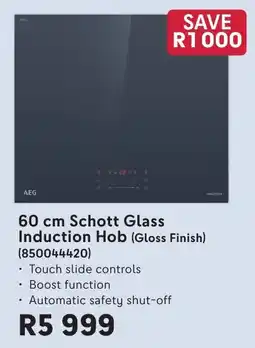 Makro 60 cm Schott Glass Induction Hob (Gloss Finish) offer