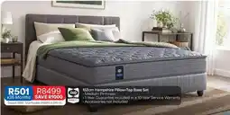 OK Furniture Sealy - 152cm hampshire pillow-top base set offer