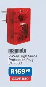 OK Furniture 2-way high surge protection plug dbk303 offer