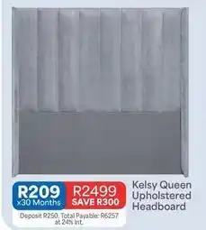 OK Furniture Total - kelsy queen upholstered headboard offer