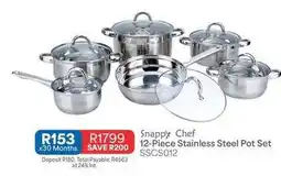 OK Furniture Total - 12-piece stainless steel pot set sscs012 offer
