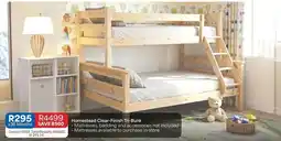 OK Furniture Total - homestead clear finish tri bunk offer