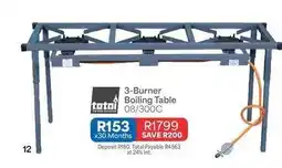 OK Furniture Total - 3-burner boiling table 08/300c offer