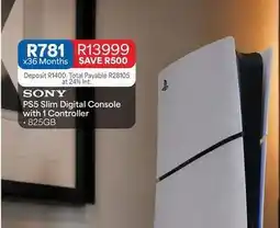 OK Furniture Sony - ps5 slim digital console with 1 controller - 825gb offer