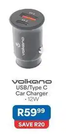 OK Furniture Volkano - usb/type c car charger offer