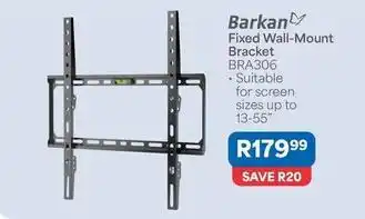 OK Furniture Fixed wall-mount bracket bra306 offer