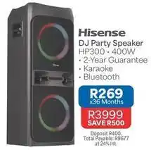 OK Furniture Hisense - dj party speaker hp300 400w offer