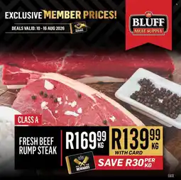 Bluff Meat Supply Fresh Beef Rump Steak offer