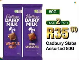 Take 'n Pay Cadbury Slabs Assorted offer