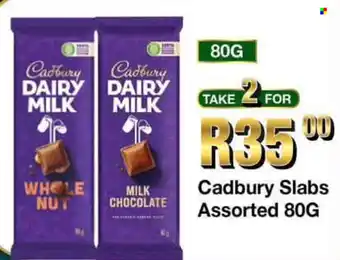 Take 'n Pay Cadbury Slabs Assorted offer