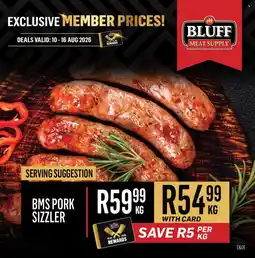 Bluff Meat Supply BMS Pork Sizzler offer