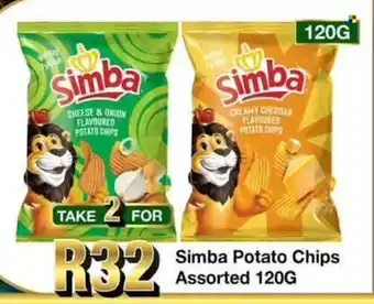 Take 'n Pay Simba Potato Chips Assorted offer