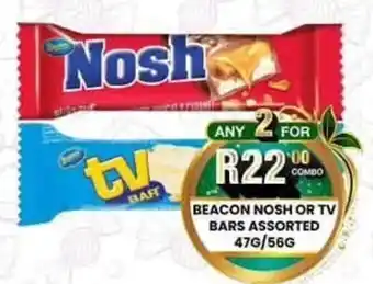 Take 'n Pay Beacon Nosh or TV Bars Assorted offer