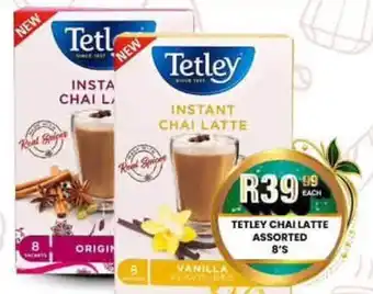Take 'n Pay Tetley Instant Chai Latte Assorted offer